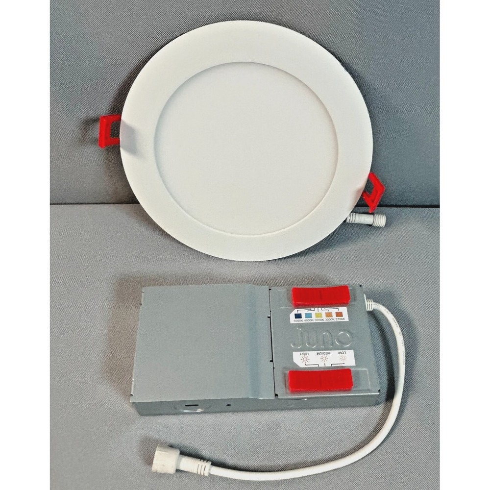 Juno 120 Volt 6" 16W IC Can Light & Driver Panel WF6 AL020 SWW5 90CRI CP6 MW M2